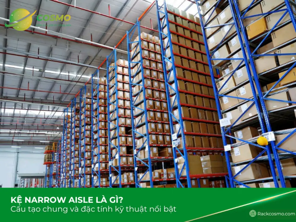Cấu tạo kệ Narrow Aisle VNA