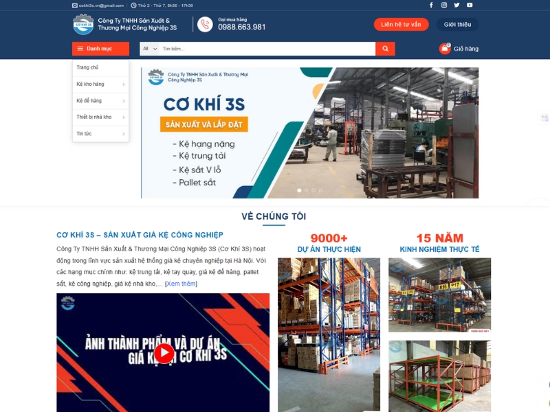 Công ty TNHH Sản Xuất & Thương Mại Công nghiệp 3S 