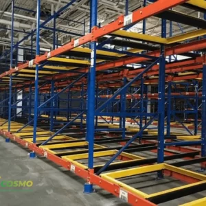 Kệ Push Back trong warehouse