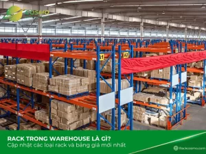 Rack trong warehouse