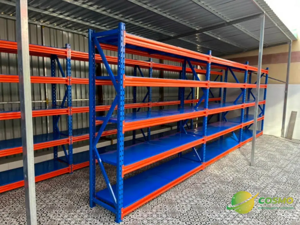 Thiết kế giá kệ trung tải tạo nên hệ khung vững chãi, chịu lực hiệu quả