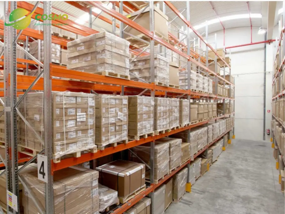 Kệ Selective không thích hợp để lưu trữ hàng hóa cồng kềnh