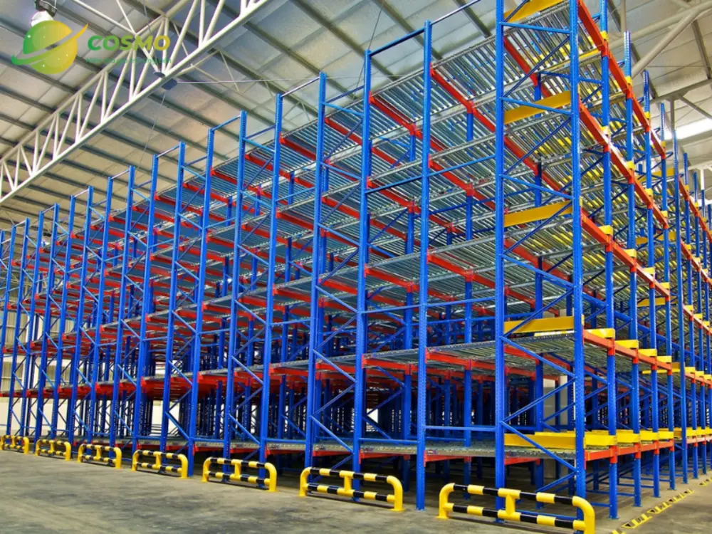 Bản vẽ cấu tạo kệ để hàng nặng