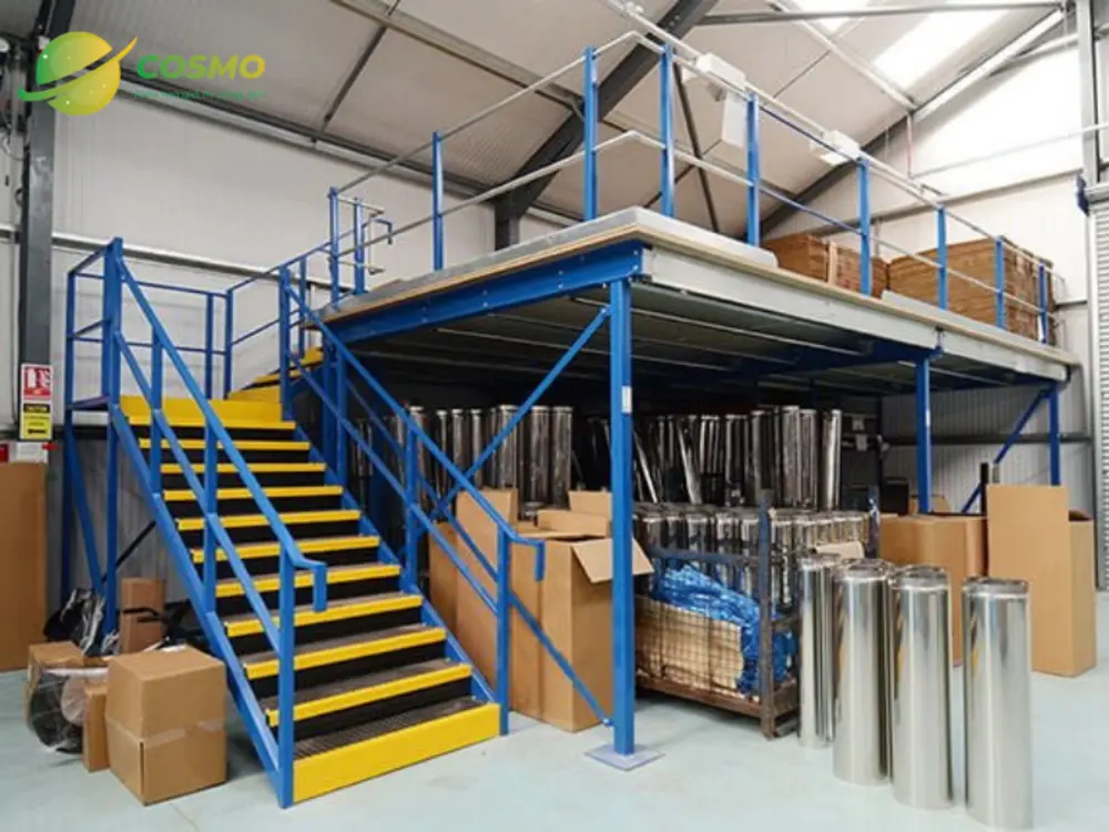 Kệ sắt để hàng nặng Mezzanine
