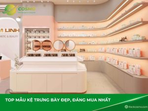 kệ trưng bày mỹ phẩm