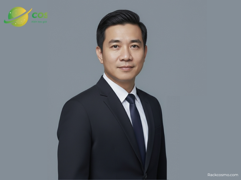 ông Nguyễn Hữu Quế - CEO tại Rackcosmo giải pháp kệ kho chứa hàng
