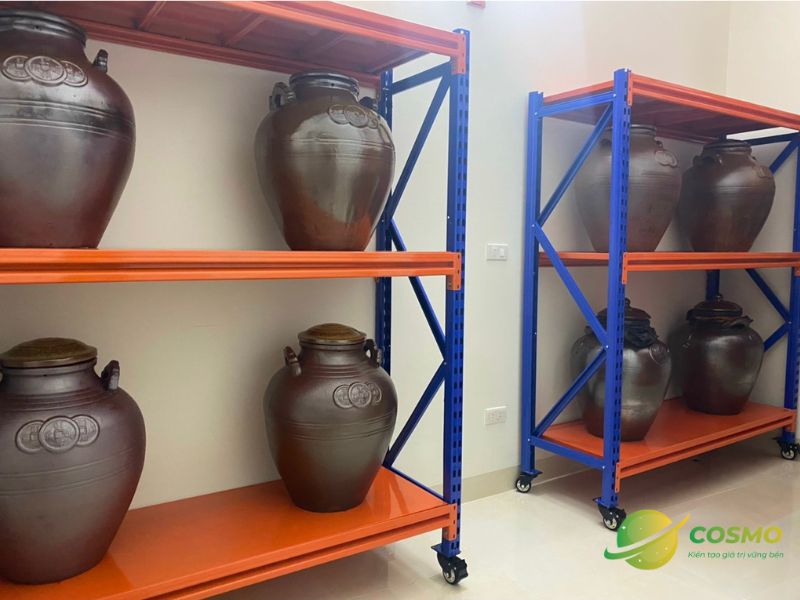 Quý khách có thể tùy chỉnh kích thước của kệ trung tải 2 tầng
