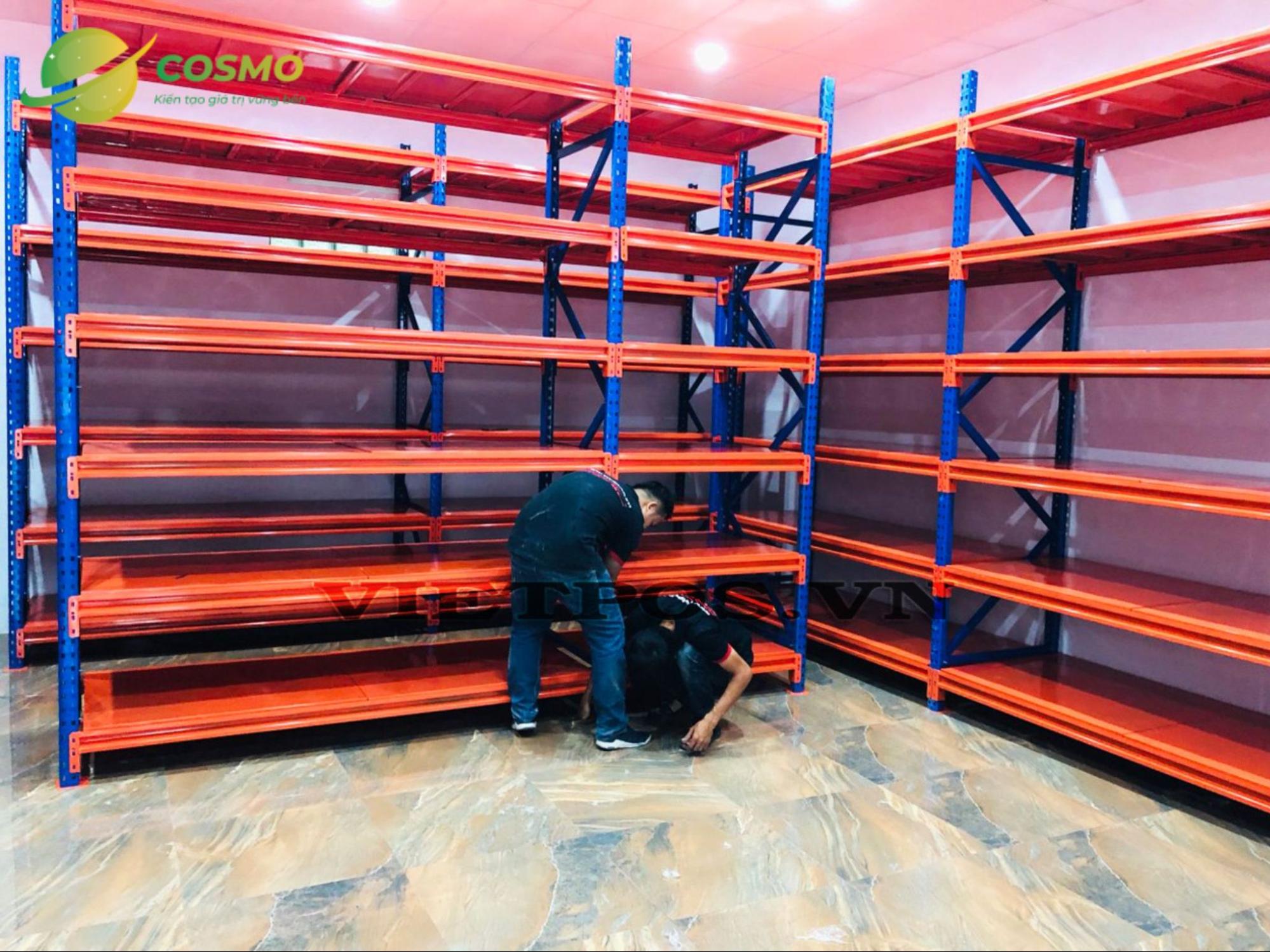 Kết cấu kệ trung tải 6 tầng