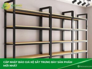 Kệ sắt trưng bày sản phẩm tại hà Nội