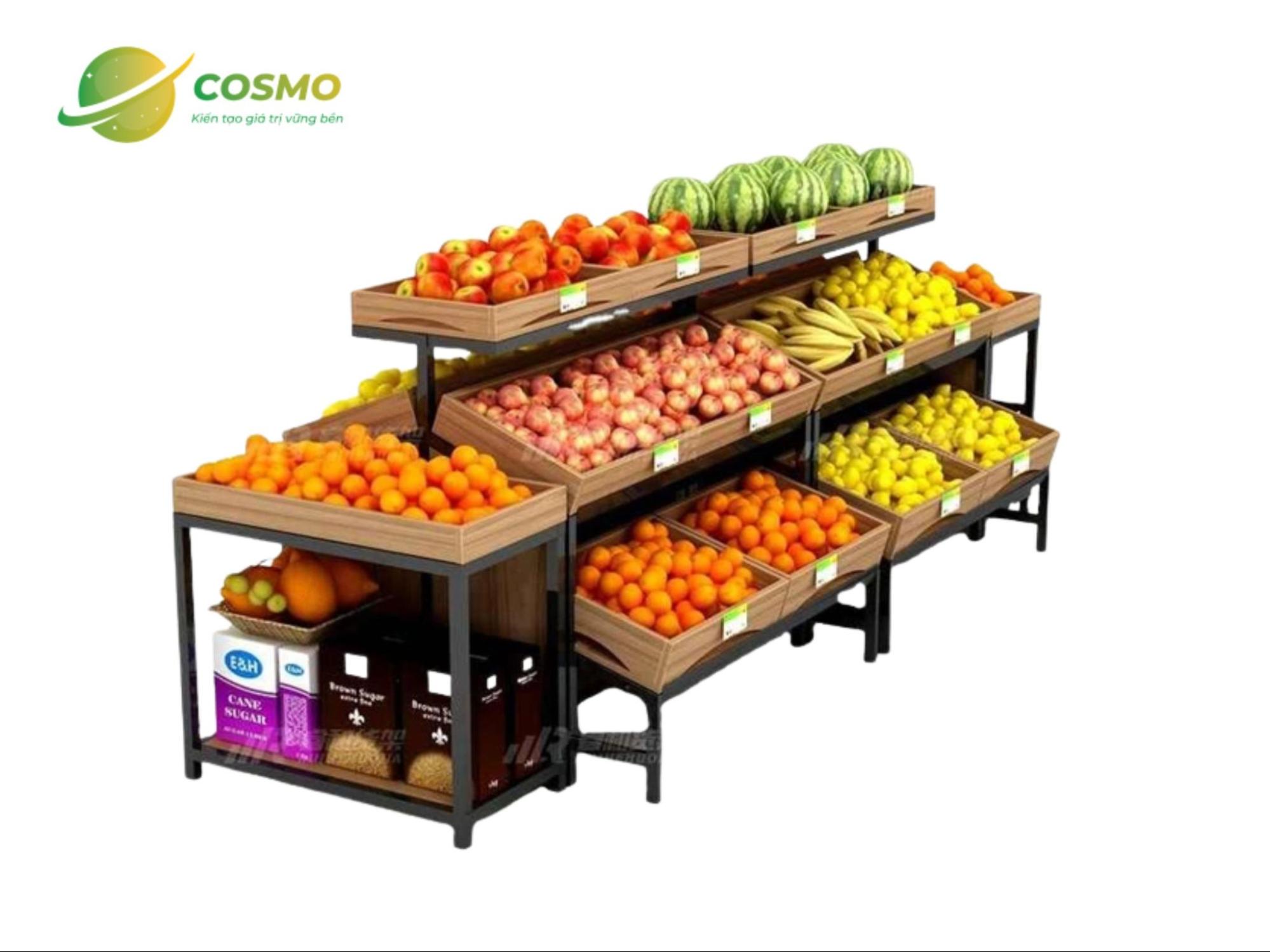 Để lựa chọn kệ rau củ quả đẹp, cần cân nhắc nhiều yếu tố