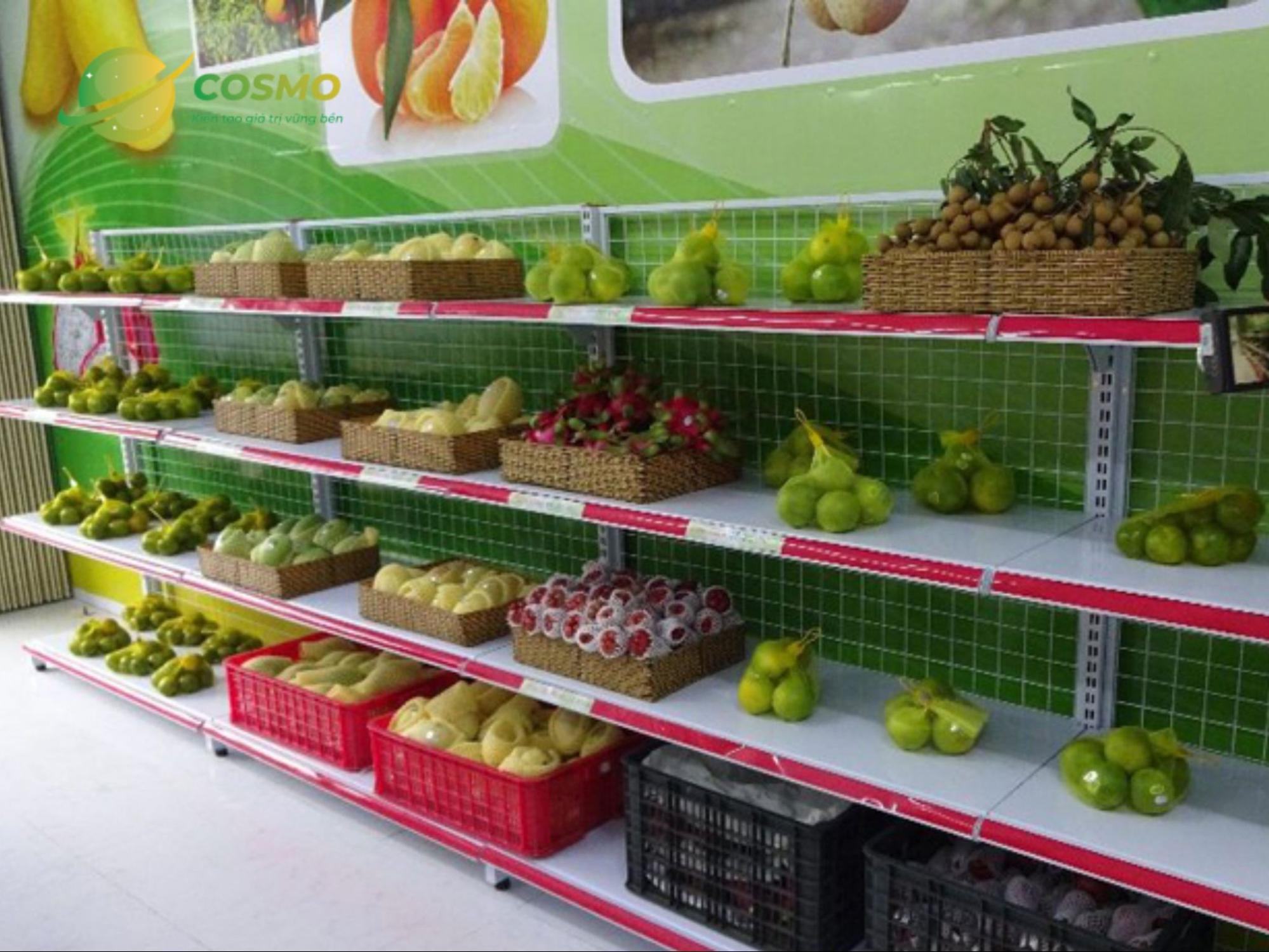 Kệ rau củ quả bằng thép không gỉ