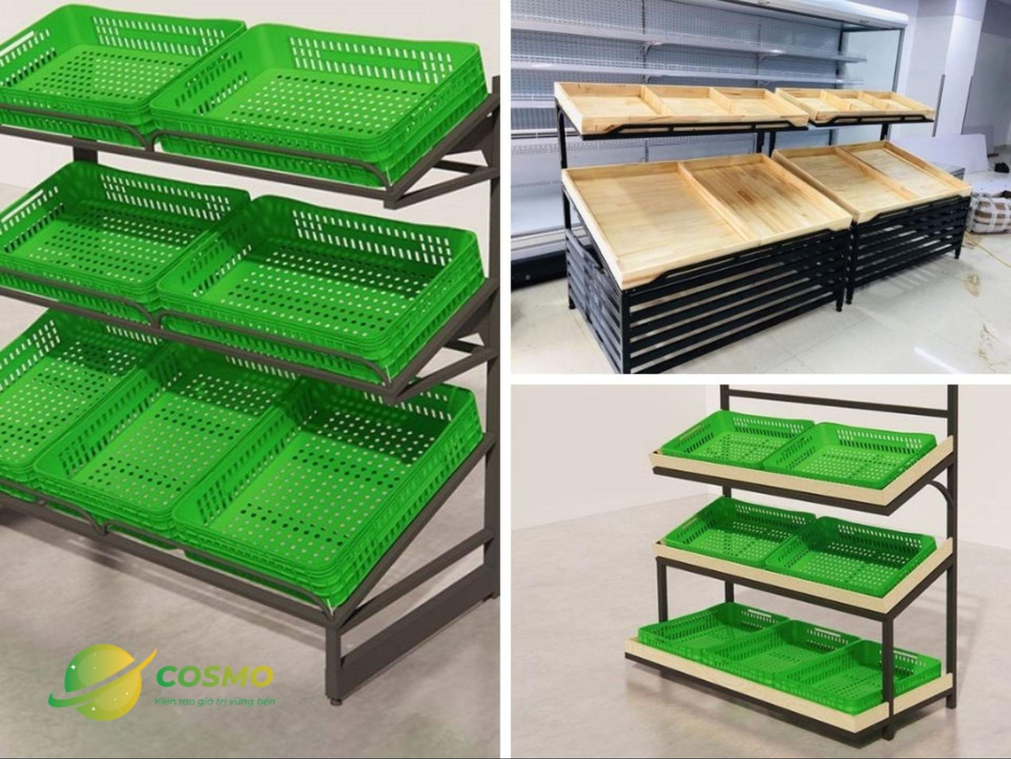 Rackcosmo là đơn vị cung cấp kệ rau củ quả đẹp, chất lượng
