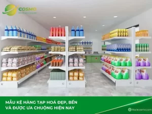 mẫu kệ hàng tạp hóa