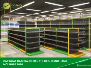 Giá kệ siêu thị Hà Nội