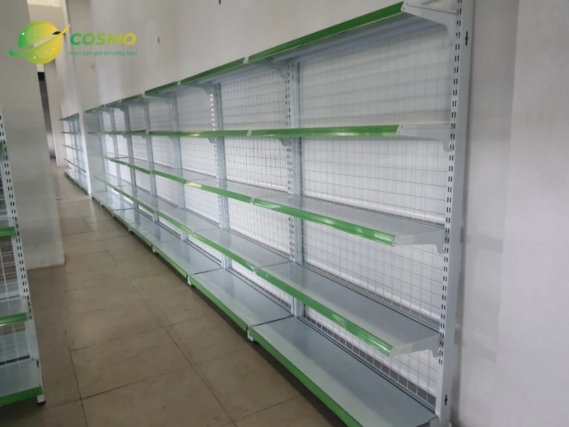 Giá kệ siêu thị giá rẻ thường có mức giá khoảng vài triệu đồng