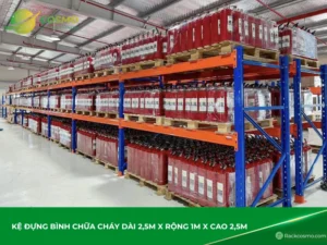 Kệ Đựng Bình Chữa Cháy dài 2,5m x rộng 1m x cao 2,5m Hà Nội
