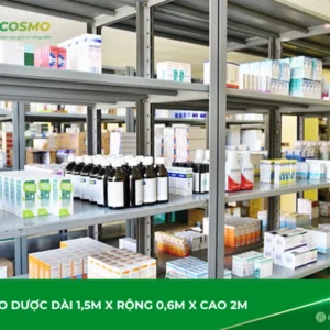 Kệ kho dược dài 1,5m x rộng 0,6m x cao 2m tại Hà Nội