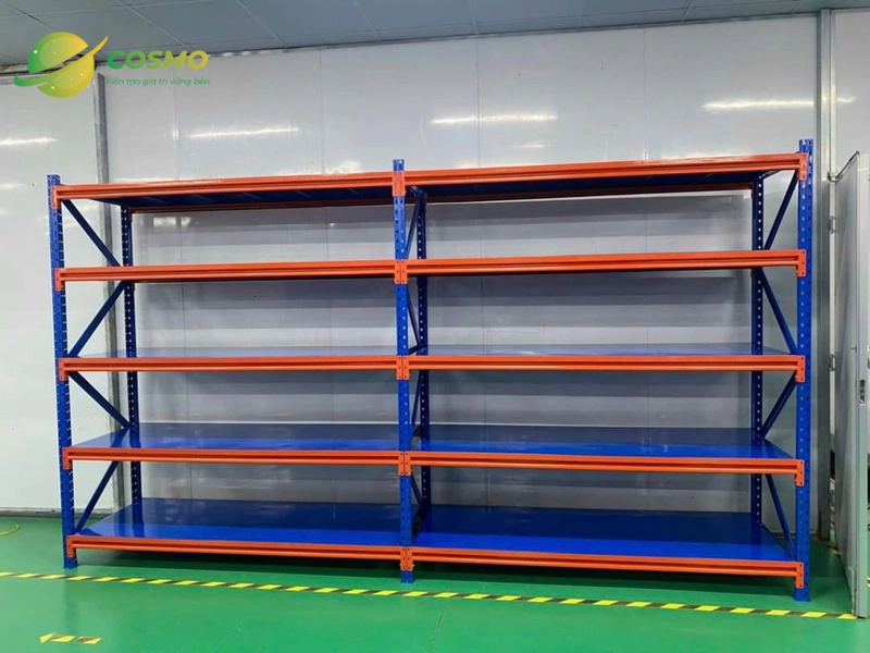 Kệ trung tải 5 tầng tại Rackcosmo với nhiều ưu điểm vượt trội 